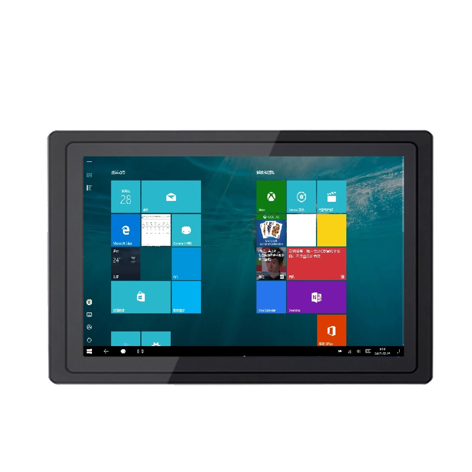19 inch industrial all-in-one pc tablet computer with capacitive touch screen panel pc built-in wifi com for Win10 pro 1280x1024