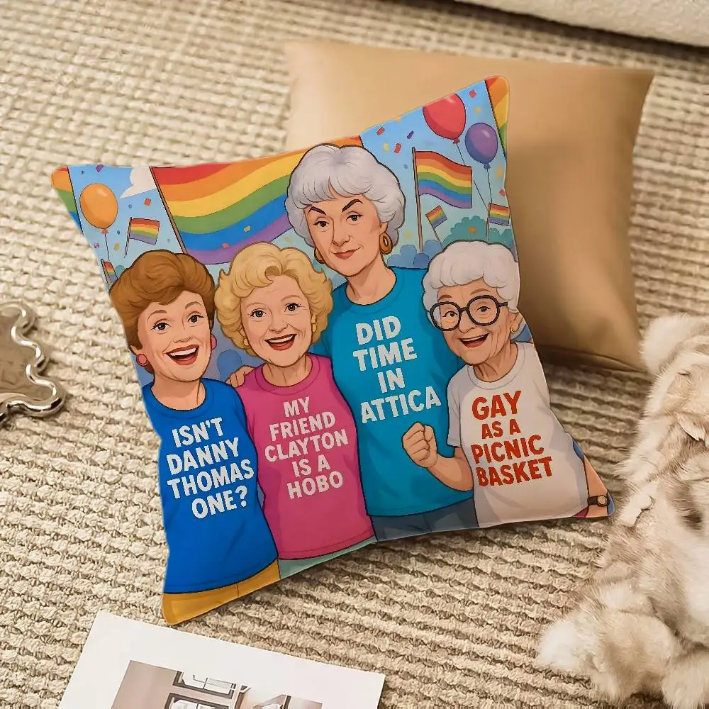 غطاء وسادة G-Golden G-Girls مضاد للغبار وسحاب غير مرئي لسرير الأريكة