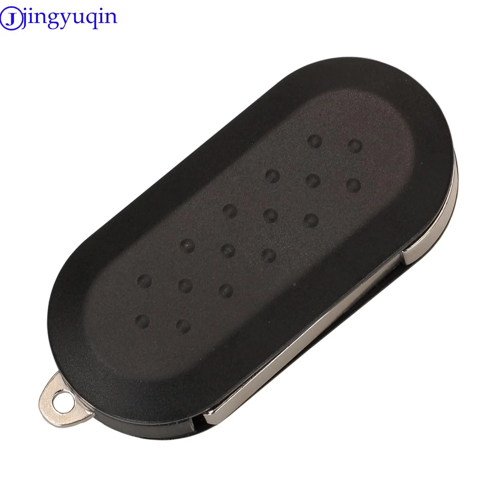 jingyuqin Car Key For Fiat 500 Grande Punto 2010-2017 Remote Key Fob Delphi/Marelli System FSK PCF7946/PCF7946AT Chip 433MHz