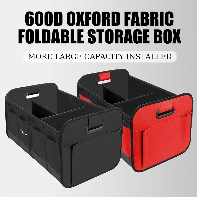 

Universal Car Trunk Storage Bag Foldable Organizer Box For Honda Civic FIT Accord Prelude CRV 5th City CRZ CRX Jazz HRV Acura