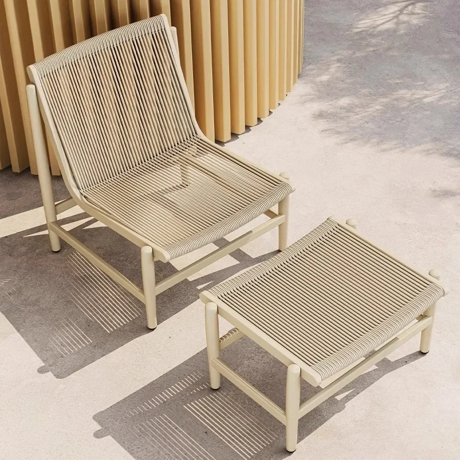 Outdoor sofa rattan garden courtyard three-piece set dining table and chair combination modern leisure furniture