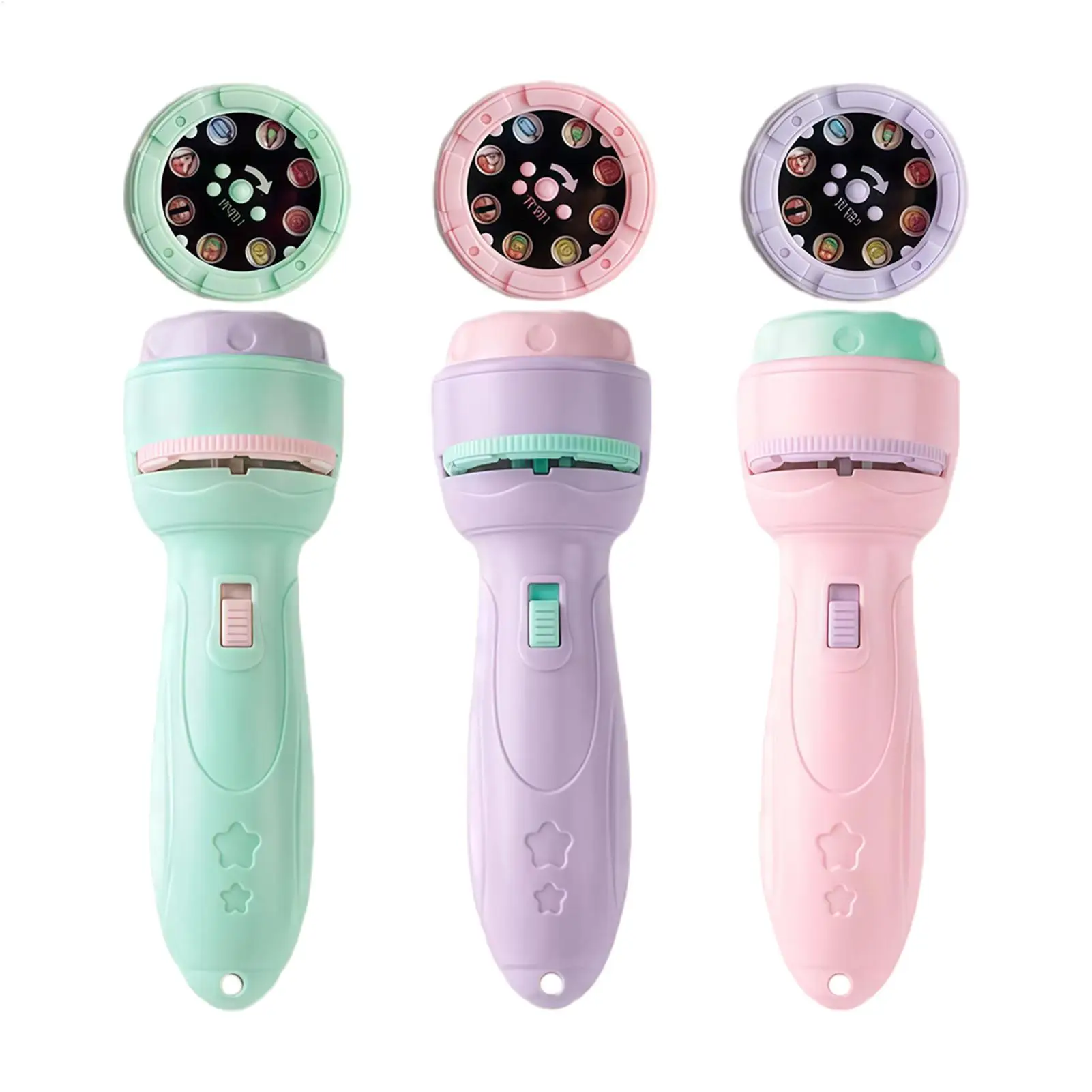 

Flashlight Projector Torch Lamp Toy Cute Cartoon Toy Torch Lamp Flashlight Projector Toy Baby Sleeping Story Book Flashlight