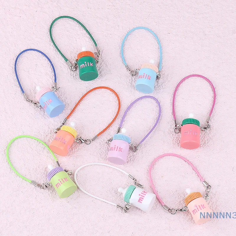 مجموعة ألعاب بيت الدمى: 5 تعليقات زجاجات مياه صغيرة، ملحقات لابوبو على شكل مصغر #4