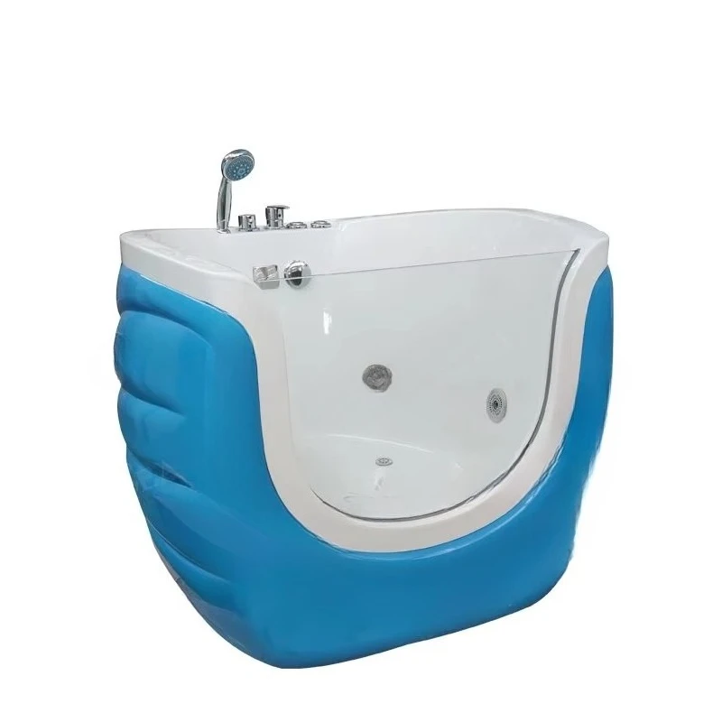 Custom Home Freestanding Acrylic Ozone Bubble Baby Bath Baby Spa Jacuzzi