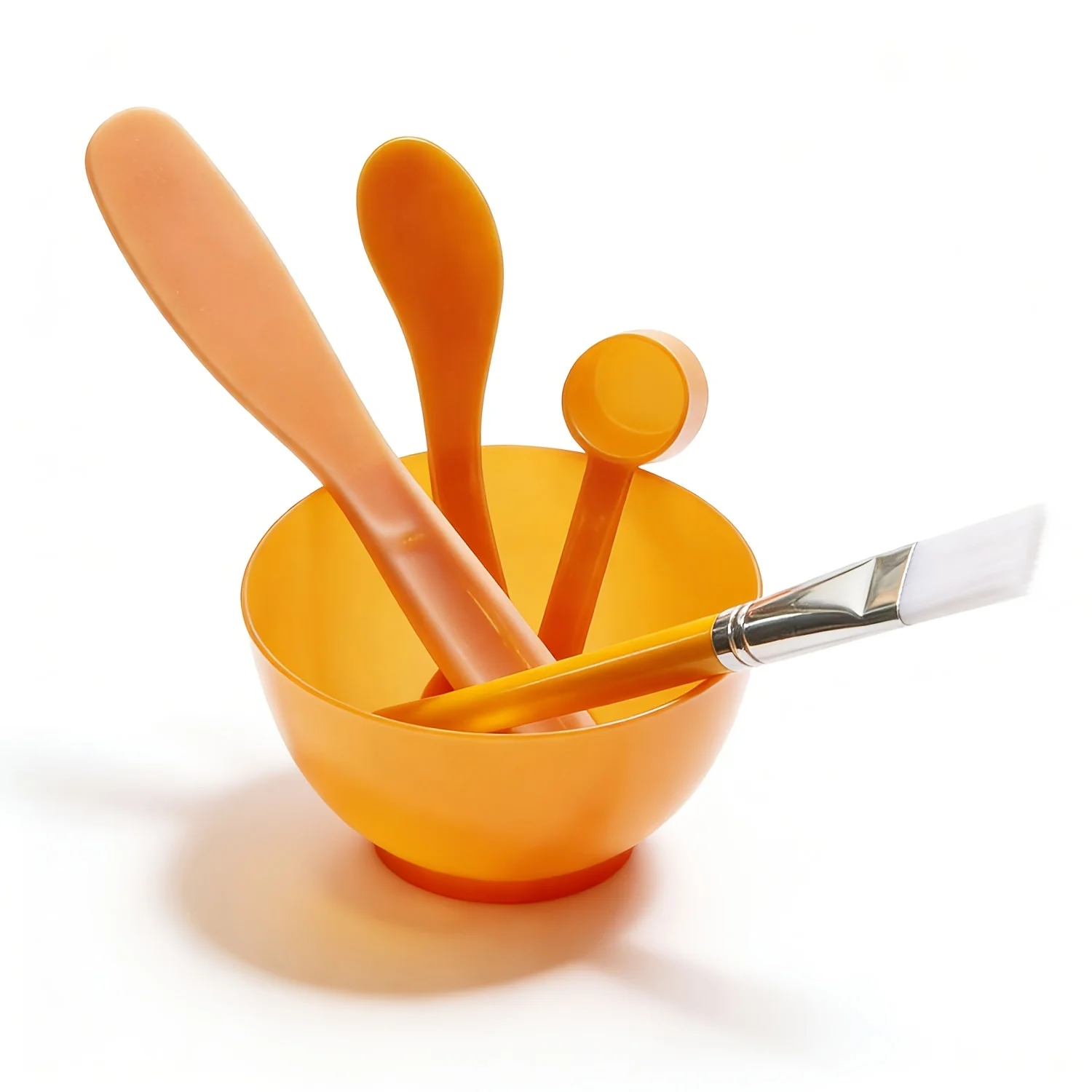 5PCS Gold Facial Mask Bowl Set with Brush Spatula and Spoon Mask Mixing Bowls DIY Skincare Beauty Tool