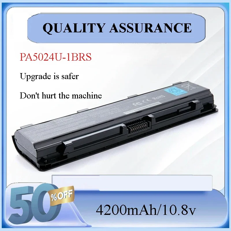 [PA5024U-1BRS] for Toshiba Satellite C800 C805 C850 L800 L855 L870 10.8V 4200mAh Laptop Battery Replacement Battery