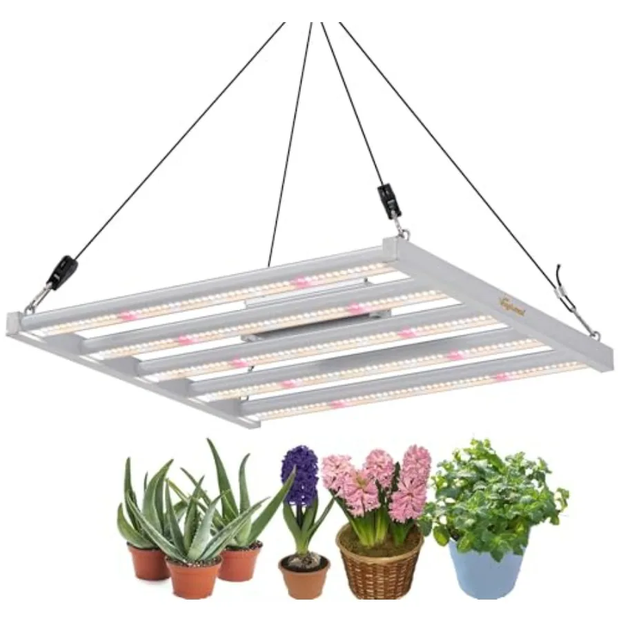 

200W LED Grow Light 5 Bars with 780pcs Diodes UV IR Included Full Spectrum for Plant Seedling Growth Vertical Farming Veg Flowe