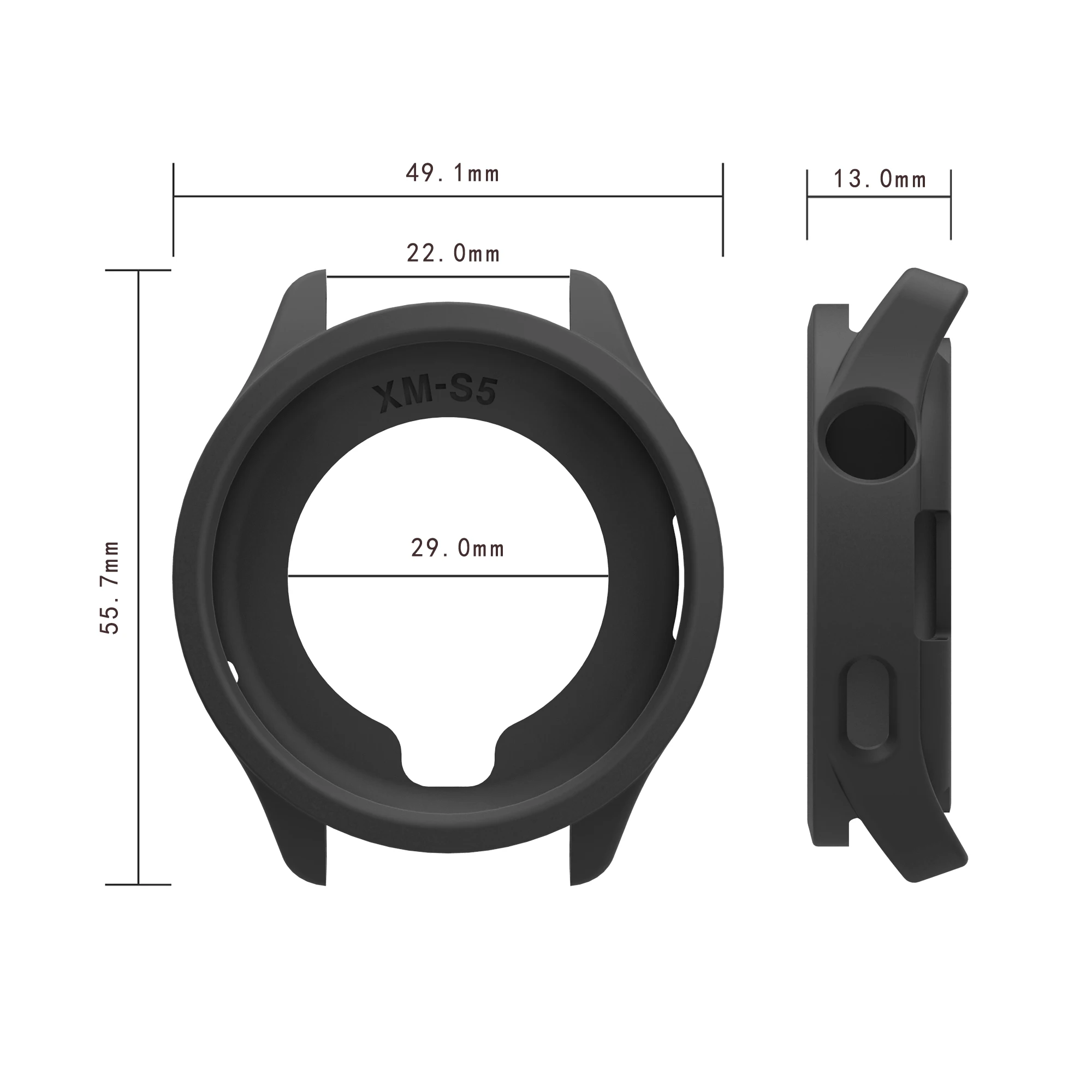Protective Case For Xiaomi Watch S5 Smartwatch Accessories Silicone Screen Protector Shell Bumper