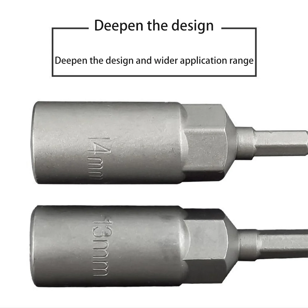 Deepen the socket 80 pneumatic screwdriver wrench hexagon socket drill