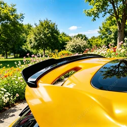 Maxton Style Gloss Black Rear Roof Spoiler Wings For Ford Focus MK3 ST Hatchback 2012-2018 Tuning Lip Spoiler Caps Body kits