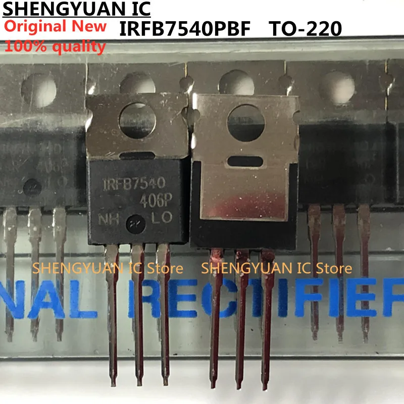 10Pcs/lot IRFB7540PBF TO-220 IRFB7540 FB7540 Trans MOSFET N-CH 60V 110A 3-Pin(3+Tab) TO-220AB Tube  Original New 100% quality