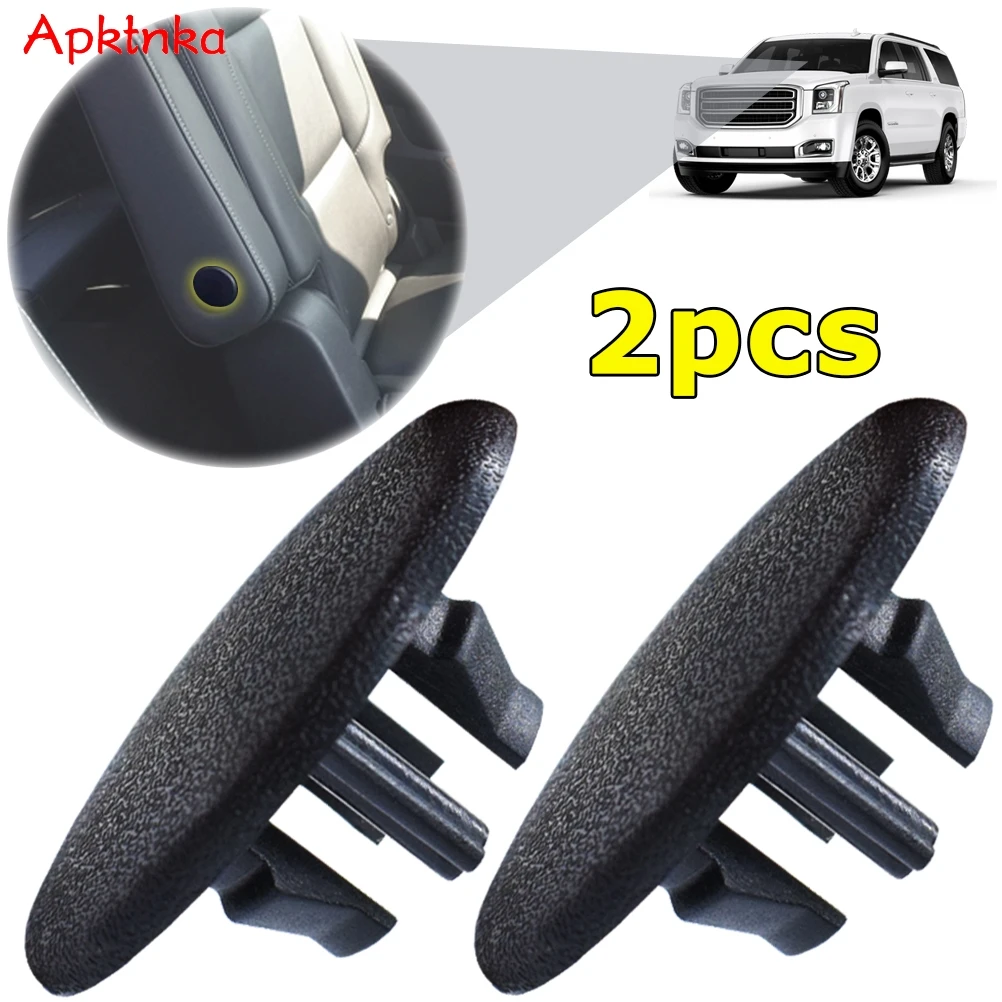 2PCS Armrest Cover Cap Rear Bucket Seat Handle Trim For Chevrolet Tahoe Suburban GMC Yukon XL Cadillac Escalade ESV 2007 - 2013