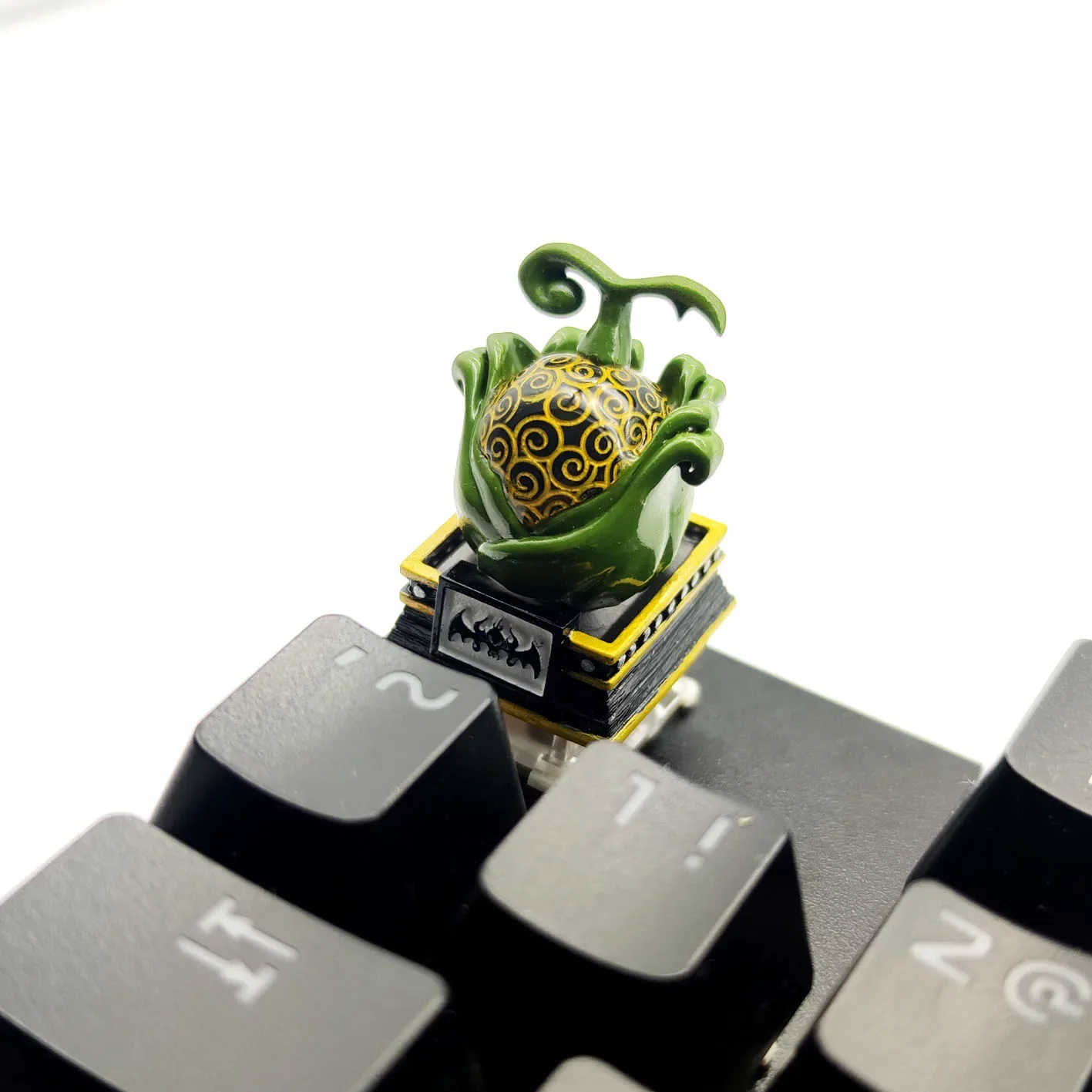 Devil Fruit Keycaps Light Transmission Hand Made Resin Keycap Creative Customized Mechanical Keyboard Keycaps Gamer Accessories