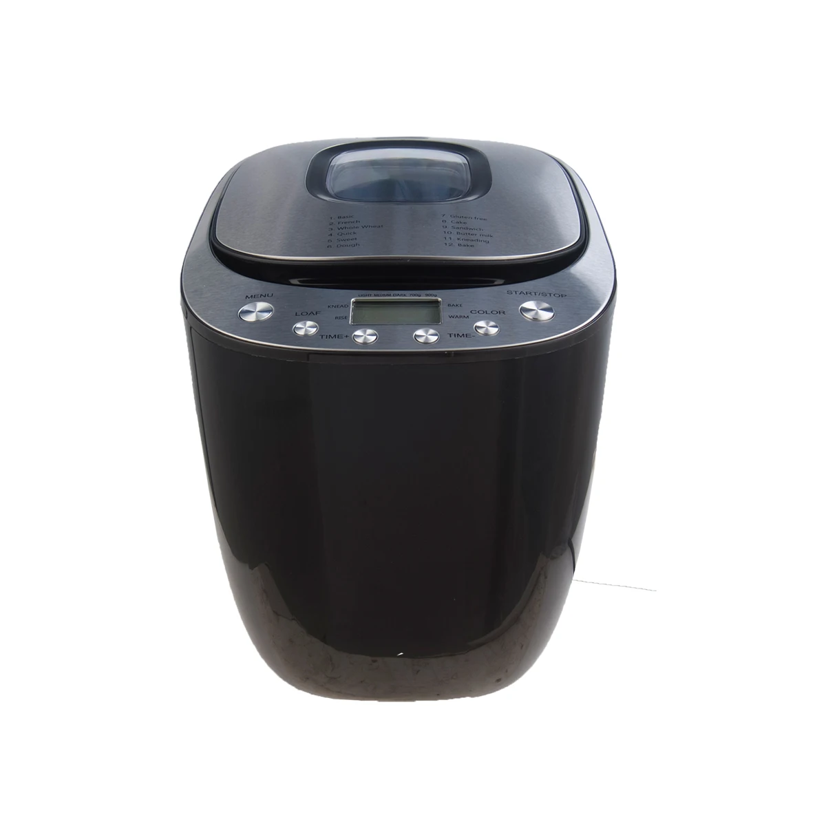 Máquina de pan casera: capacidad multifuncional de 1,5 lb/2,0 lb, 12 programas, certificación CE LVD para hogares holandeses