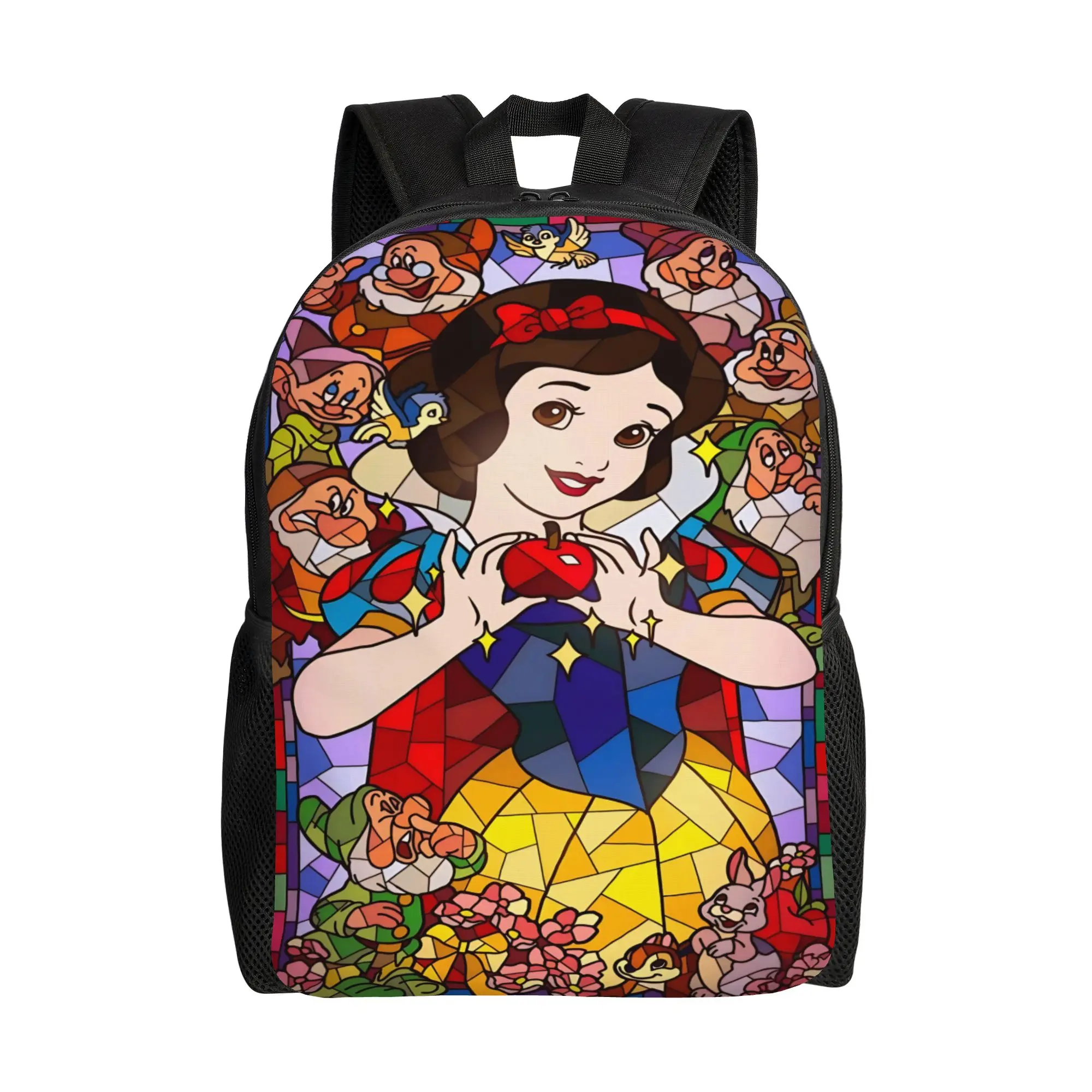 

first day of school Backpack Snow White the Seven Dwarfs Daypack Disney princess Light For Work Office Large Capacity Rucksack
