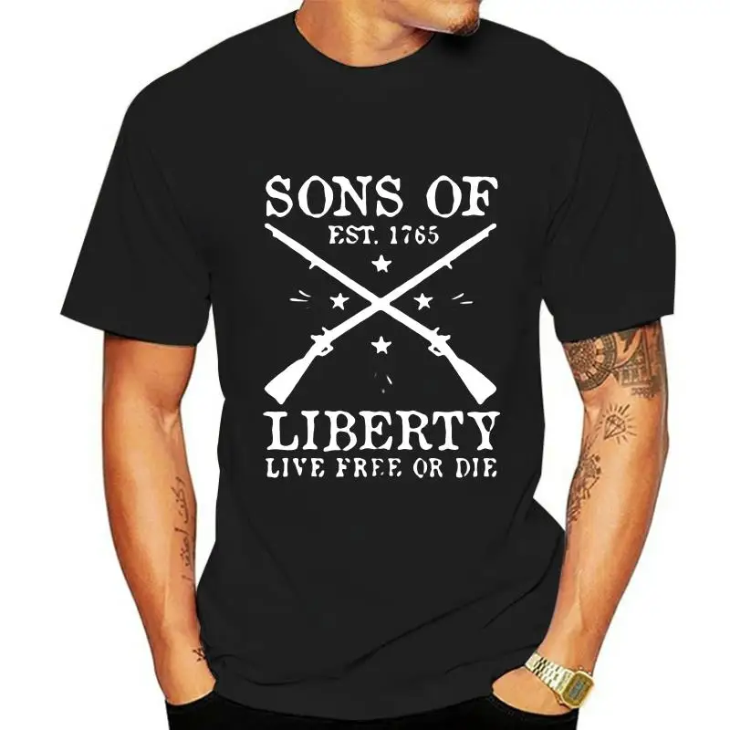 T Shirts Sons Of Libery DonT Tread On Me Reaper Ar 15 Men T-Shirt Men Graphic O-Neck Short-Sleeve T Shirts