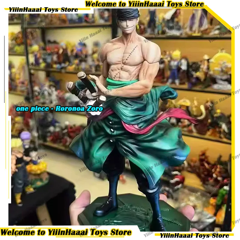

Новая коллекционная фигурка аниме-персонажа Ророноа Зоро (One Piece), 27 см, ПВХ, модель-игрушка, декоративная статуэтка, подарок на день рождения для детей, 2026 год