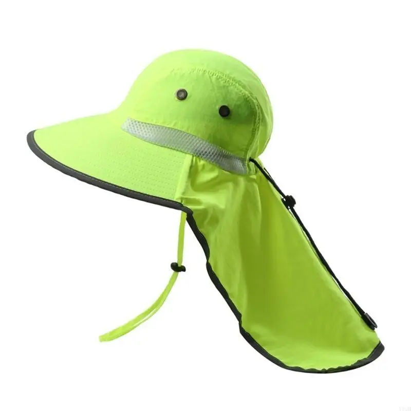 

Fluorescent Color Wide Brims Sun Hat for Fishing Hiking and Mountain Climbing