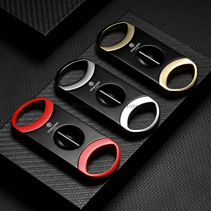 

Cigar Scissors Stainless Steel Smooth Sharp Blade Light And Convenient Open-Close Cigar Scissors