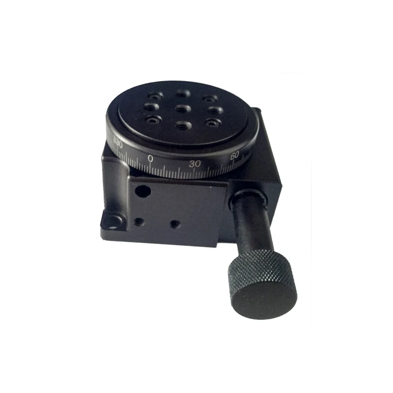 

MRS-XS60 manual rotary table, large load-bearing index plate, can be installed with motor and worm gear, self-locking R axis