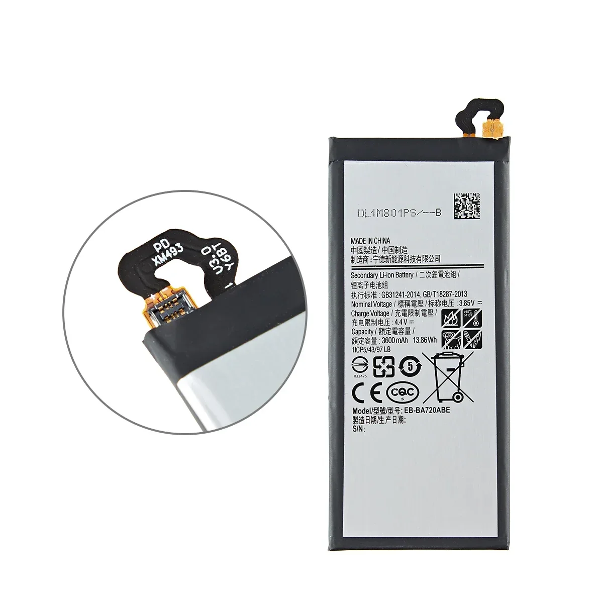 Brand New EB-BA720ABE 3600mAh Battery For Samsung Galaxy A7 2017 version A720 SM-A720 A720F SM-A720S A720F/DS +Tools