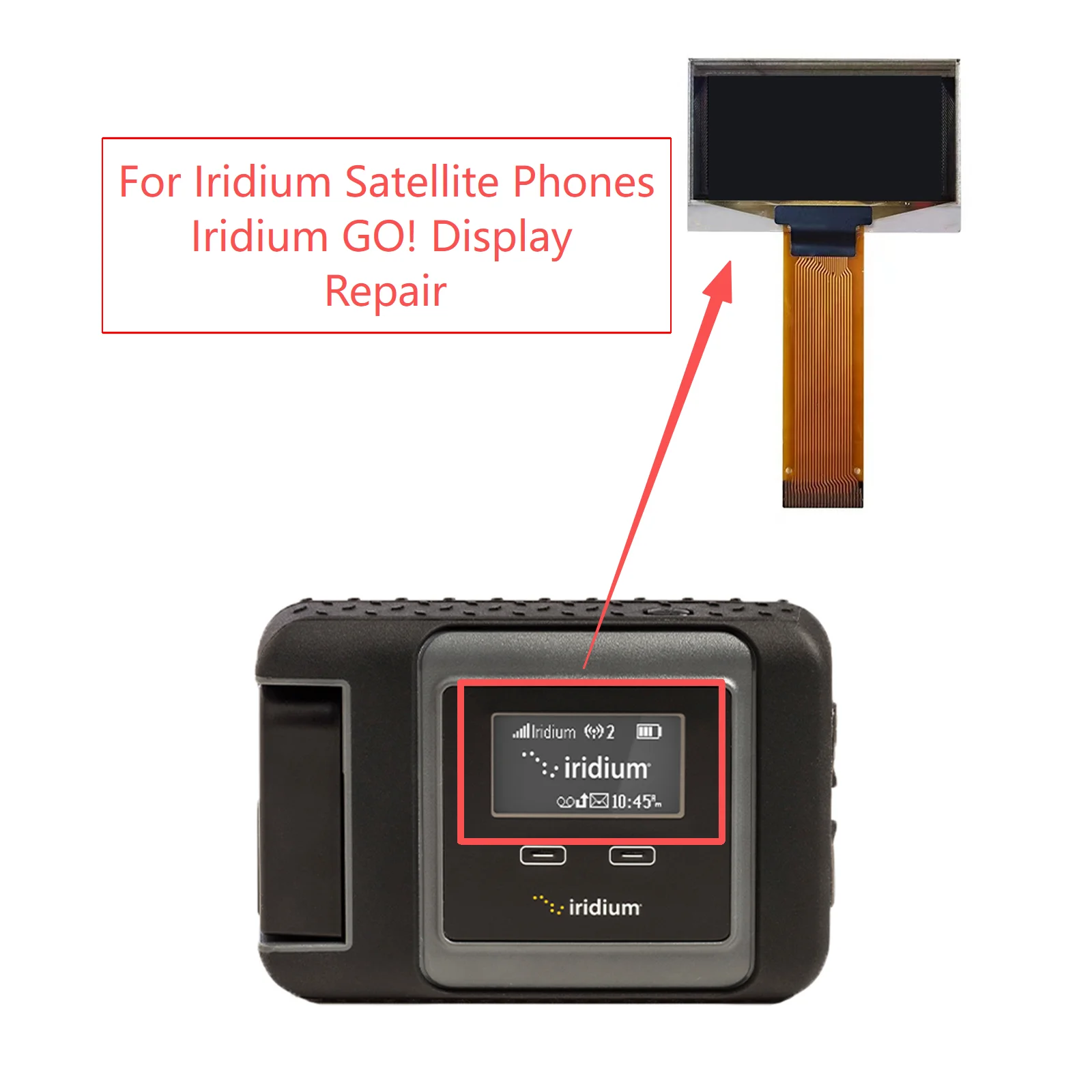

Новый экран Oled для супутниковых телефонов Iridium Iridium GO! Замена