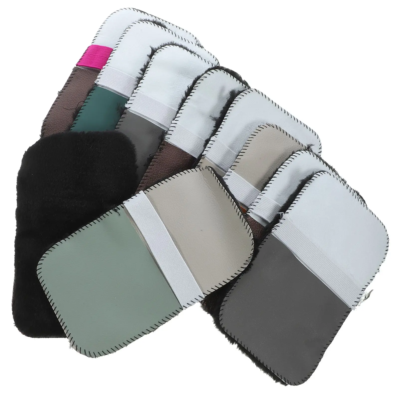 

10 Pcs Gloves Cleaning Gloves for Shoes Simulation Wool Care Brush Multipurpose Cleaner Polishing Tool Shoes Cleaning