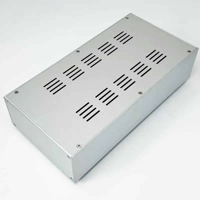 For Black King Kong All Aluminum Chassis 1973 Front Rear Stage Power Amplifier Shell Tube Amp Case Aluminum Profile DAC