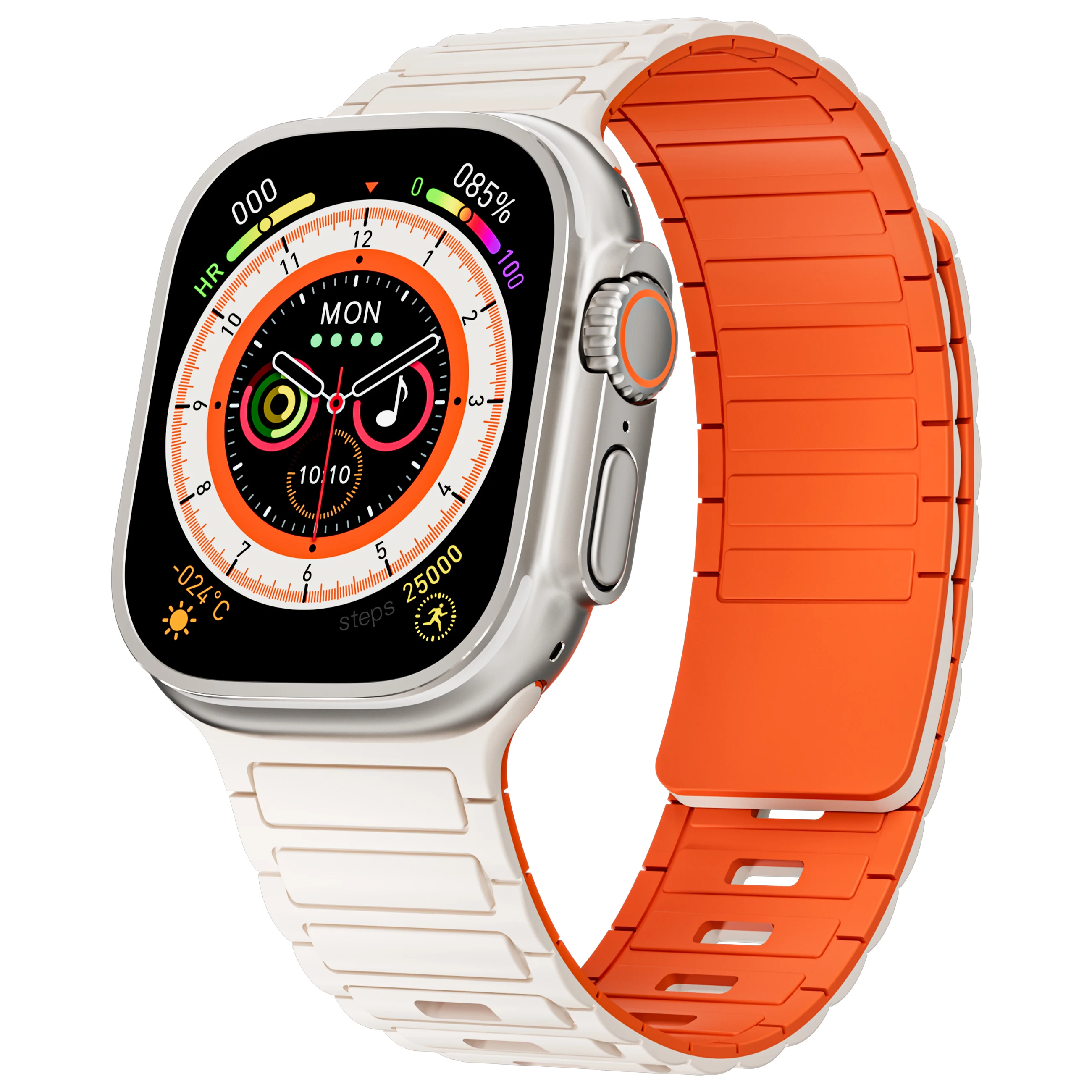 Magnetic Strap For Apple Watch Band 45mm 45mm 40mm 38mm 42mm 41mm Silicone Bracelet iWatch Series 5 6 7 Se 8 9 Ultra 2 49mm Band image 3