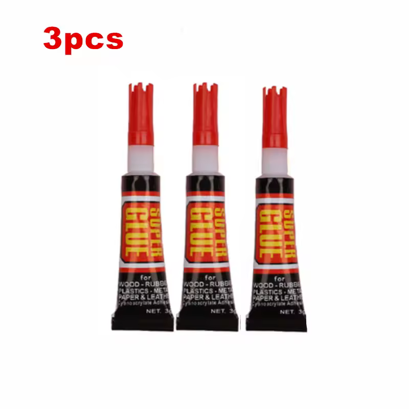 3-10pcs Liquid Super Glue Wood Rubber Metal Glass Cyanoacrylate Adhesive Stationery Store...