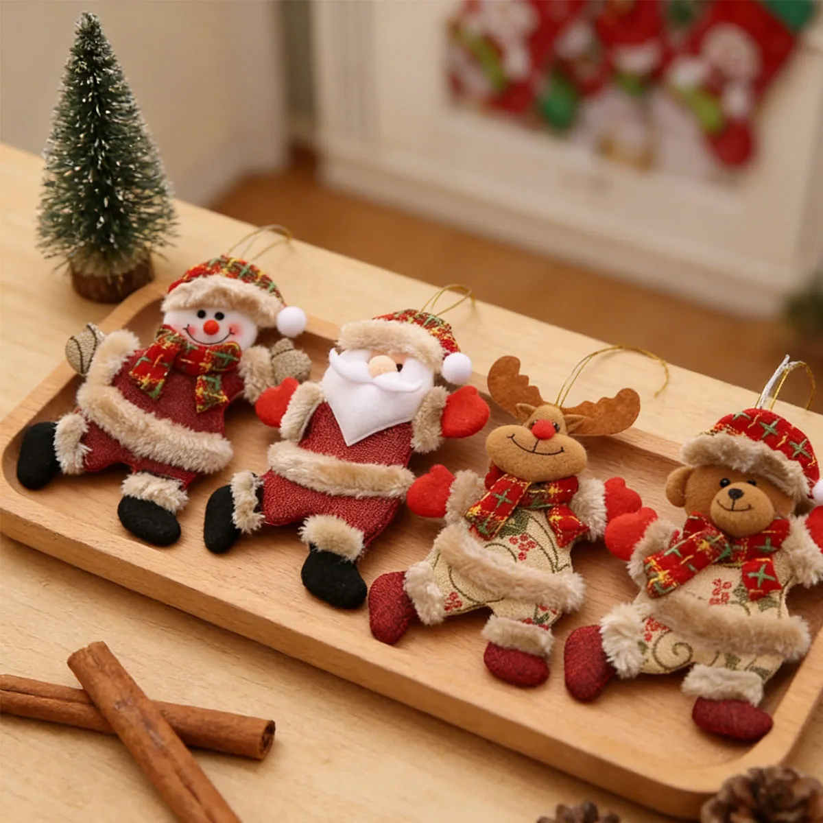 

1 шт. — подвеска на елку, маленькая куколка, подарок, рождественский кулон, рождественское украшение