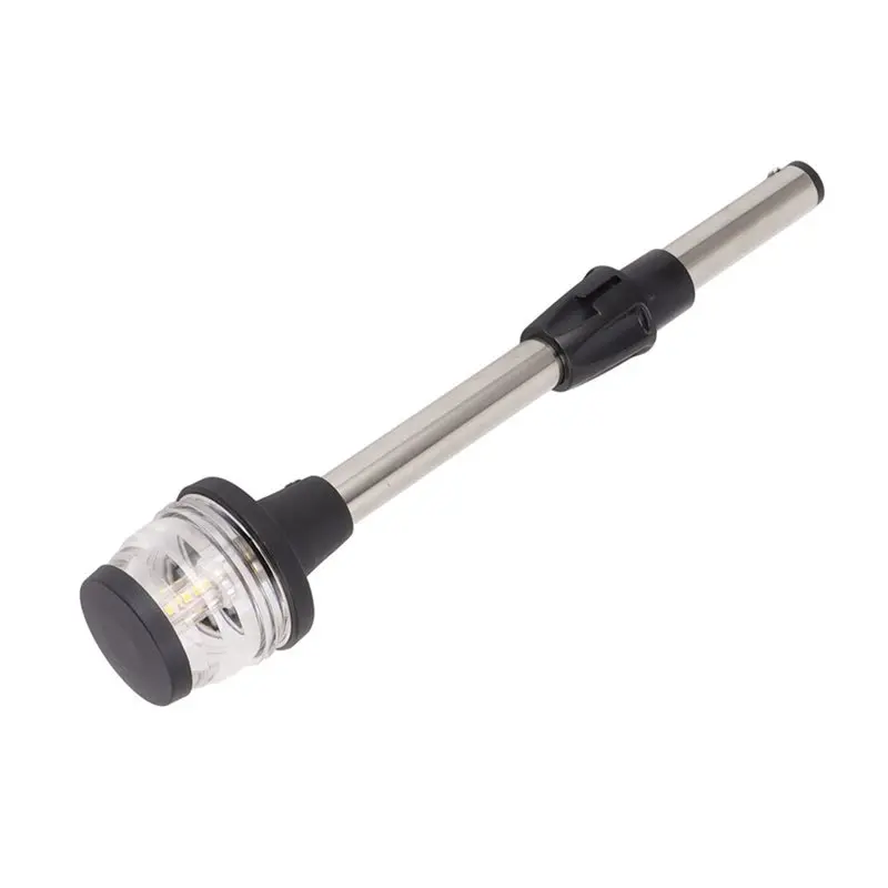 For Boats Yachts LED Stern Navigation Light IP65 Waterproof 360° Marine Anchor Pole Light DC10-24V 2.5W 250LM