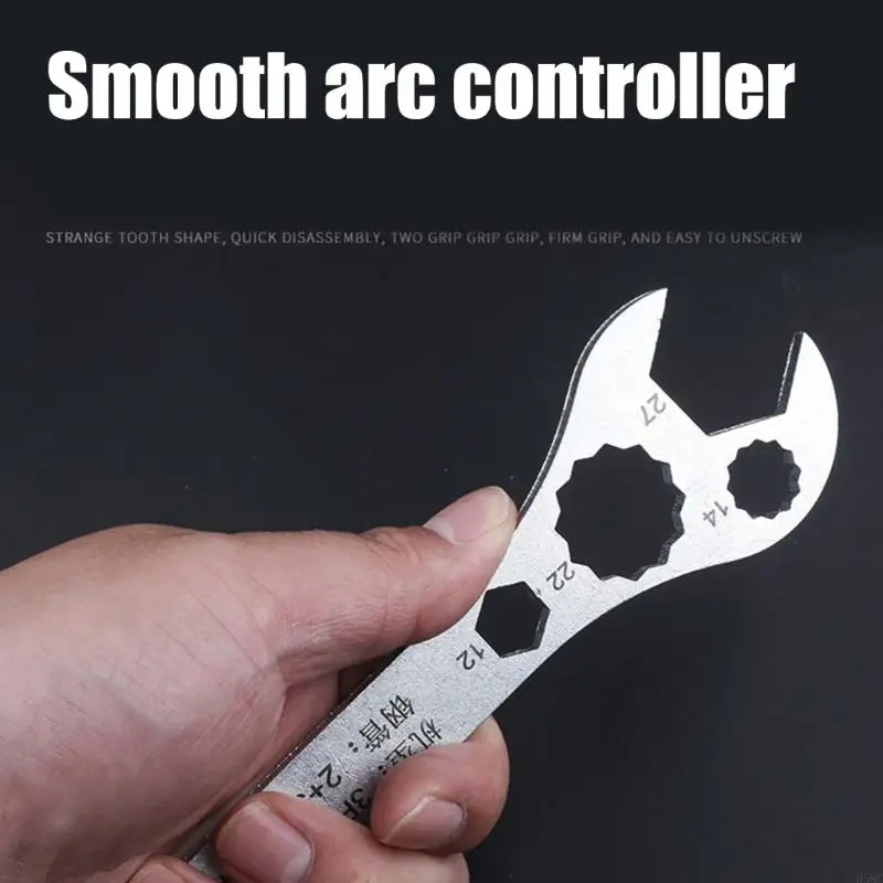 

H58C Solid Corrosion Proof Air Conditioner Tool with Hexagonal and Open End Heads AC Installation Wrenches for Tight Space