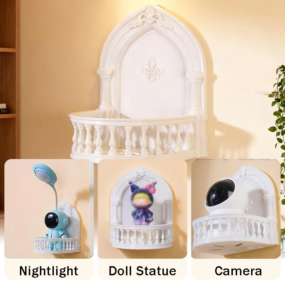 1pc European Style Hanging Rack - Camera Holder Durable Plastic Display Stand for Succulents, Plants, Figurines & Collectibles ﻿