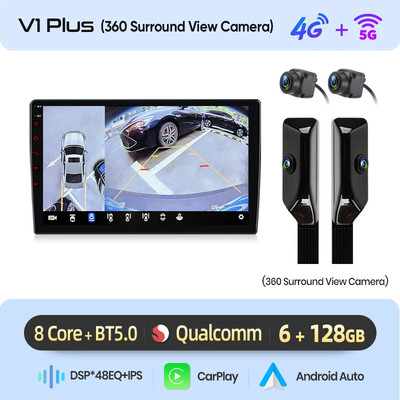 Junsun autoradio voor Citroen C4 C4L 2013-2017 Draadloze CarPlay Android Auto met Smart Car Systems scherm Auto-accessoires GPS