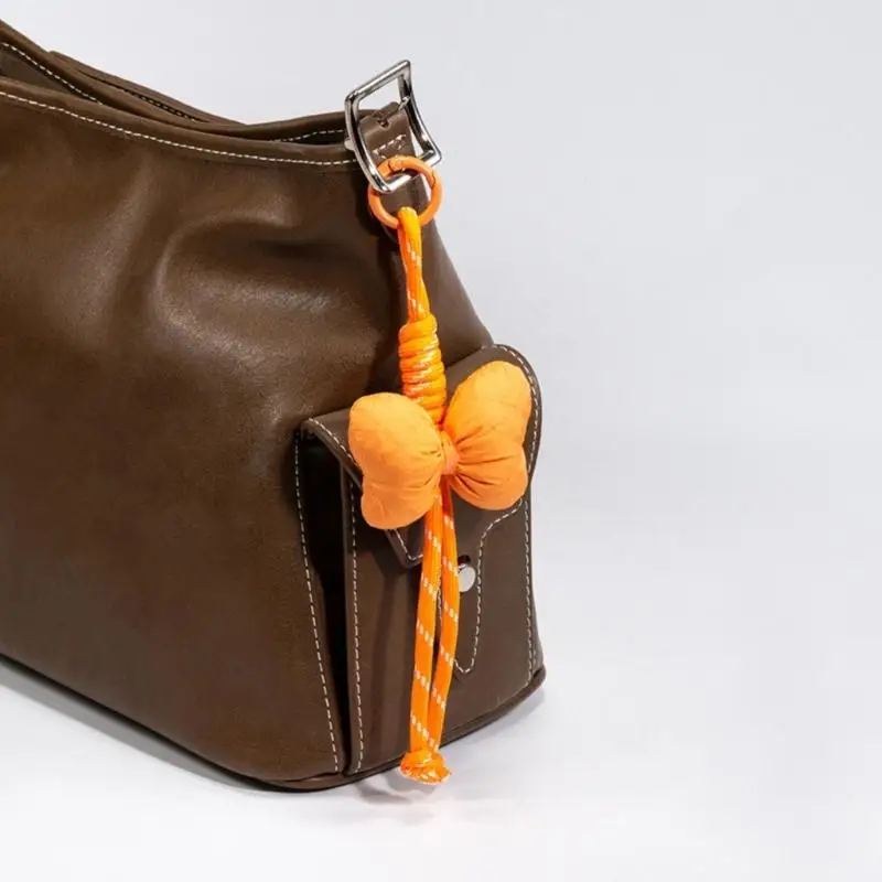 Stylish Fabric Bowknot Phone Strap Cord Lanyard Bag Charm Secure Attachment Multipurpose Accessory For Smartphones D2RC