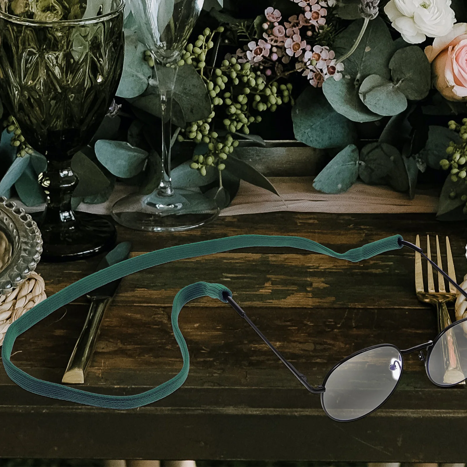 5 個のメガネストラップ高弾性ナイロンスパンデックスリテーナー安全なフィット感メガネサングラス安全メガネアウトドア活動用