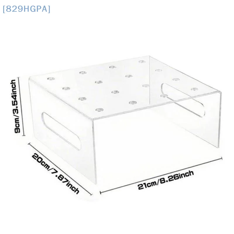 

【HGPA】15/16/21 Holes Acrylic Lollipop Display Stand Acrylic Rectangle Shape Durable Holder Wedding Party Candy Dessert Holder