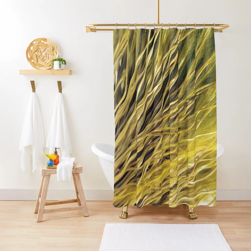 

yellow nature Shower Curtain Toilet Accessories Bathroom Bathtub Shower For Bathroom Set Shower Waterproof Curtain