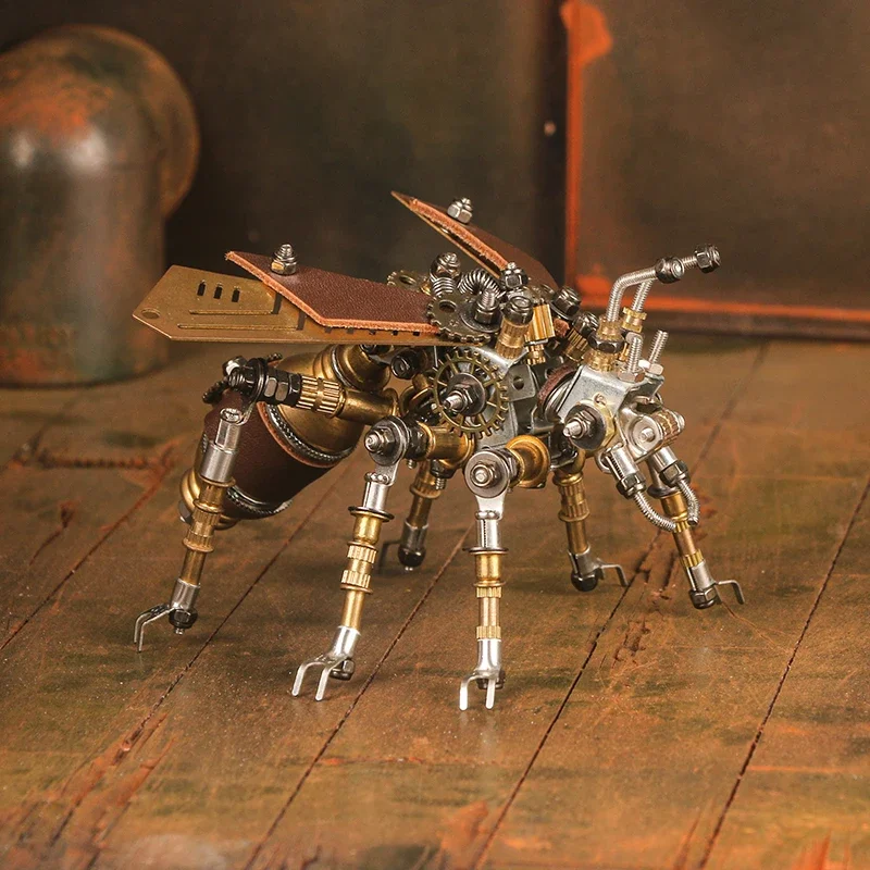 

Insect series, 3D metal assembly, flying ants, fireflies, wasps, dragonflies, models, artistic ornaments, creativity