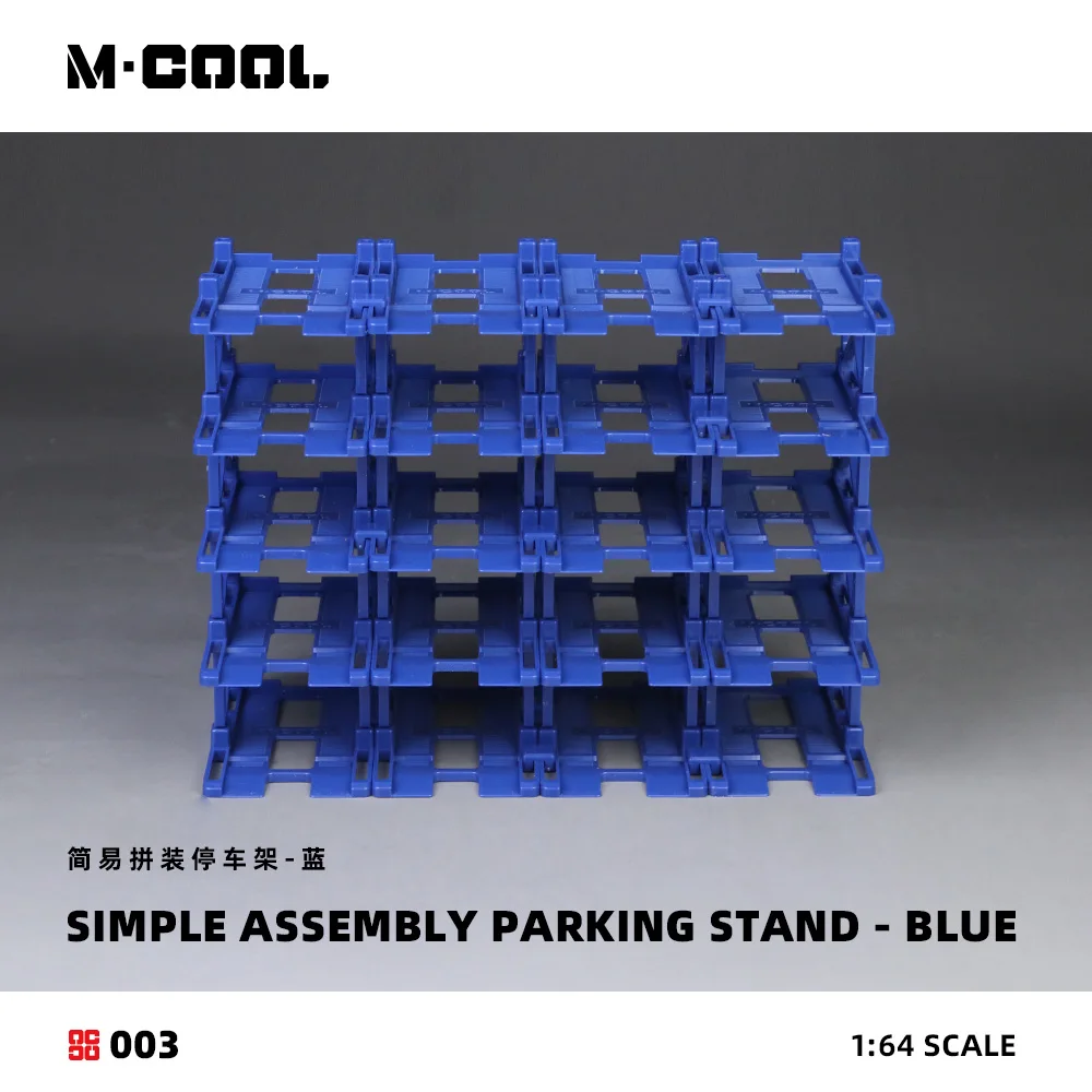 M·COOL 1:64 Simple Assembly Parking Stand Scene Model, Parking Lot Diorama For Display&Collection&Gift view 5