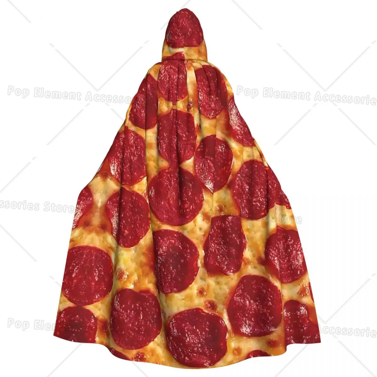 

Плащ для взрослых, накидка с капюшоном, пепперони, пицца, средневековый костюм, ведьма, Викка, вампир, эльф, Пурим, карнавальная вечеринка