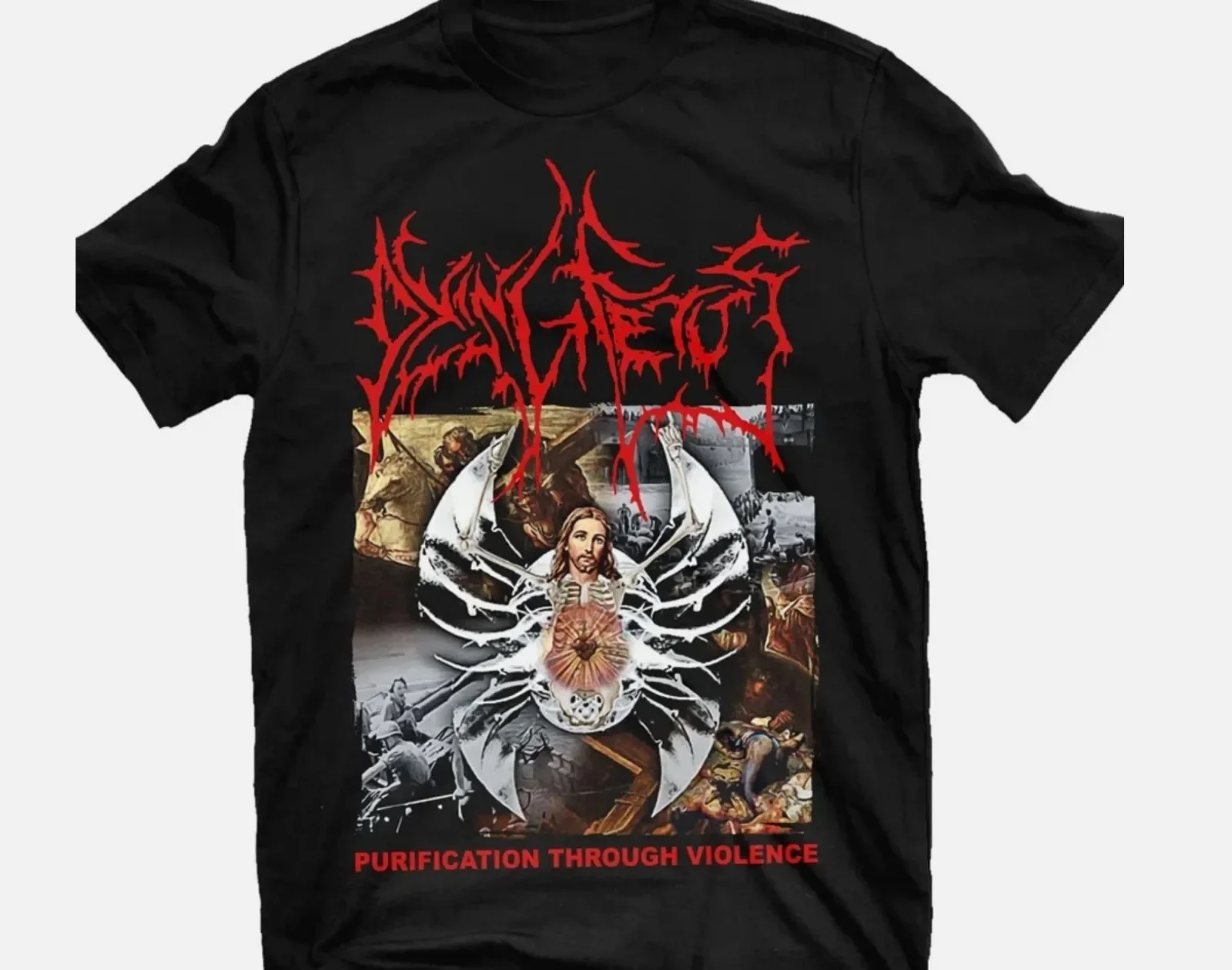 Dying Fetus band artwork black T-shirt Unisex short sleeve S-5XL