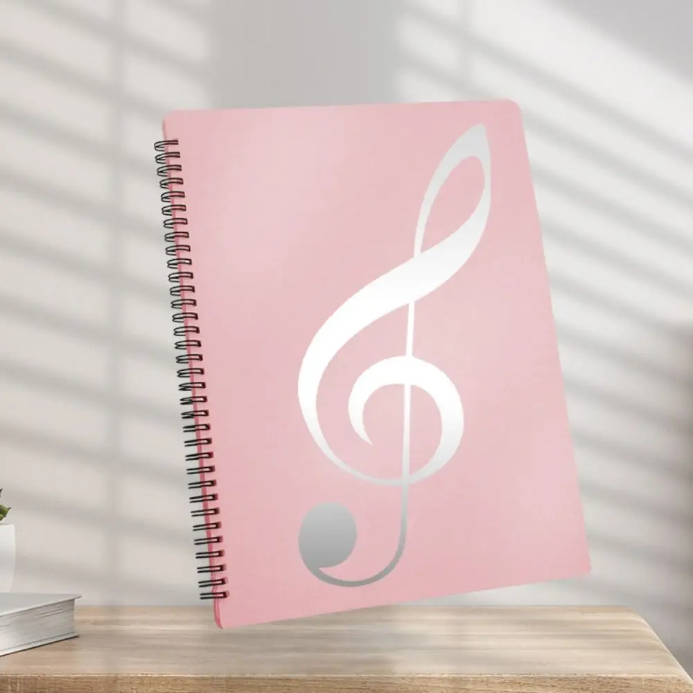 

Гибкая многослойная папка для музыкальных нот, съемная папка для пианино с возможностью записи, 40-страничная подходит для размера Letter