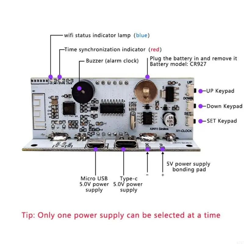 L74C Brand New Wifi for Time Service Clock Automatic Clock DIY Digital Electronic Clo