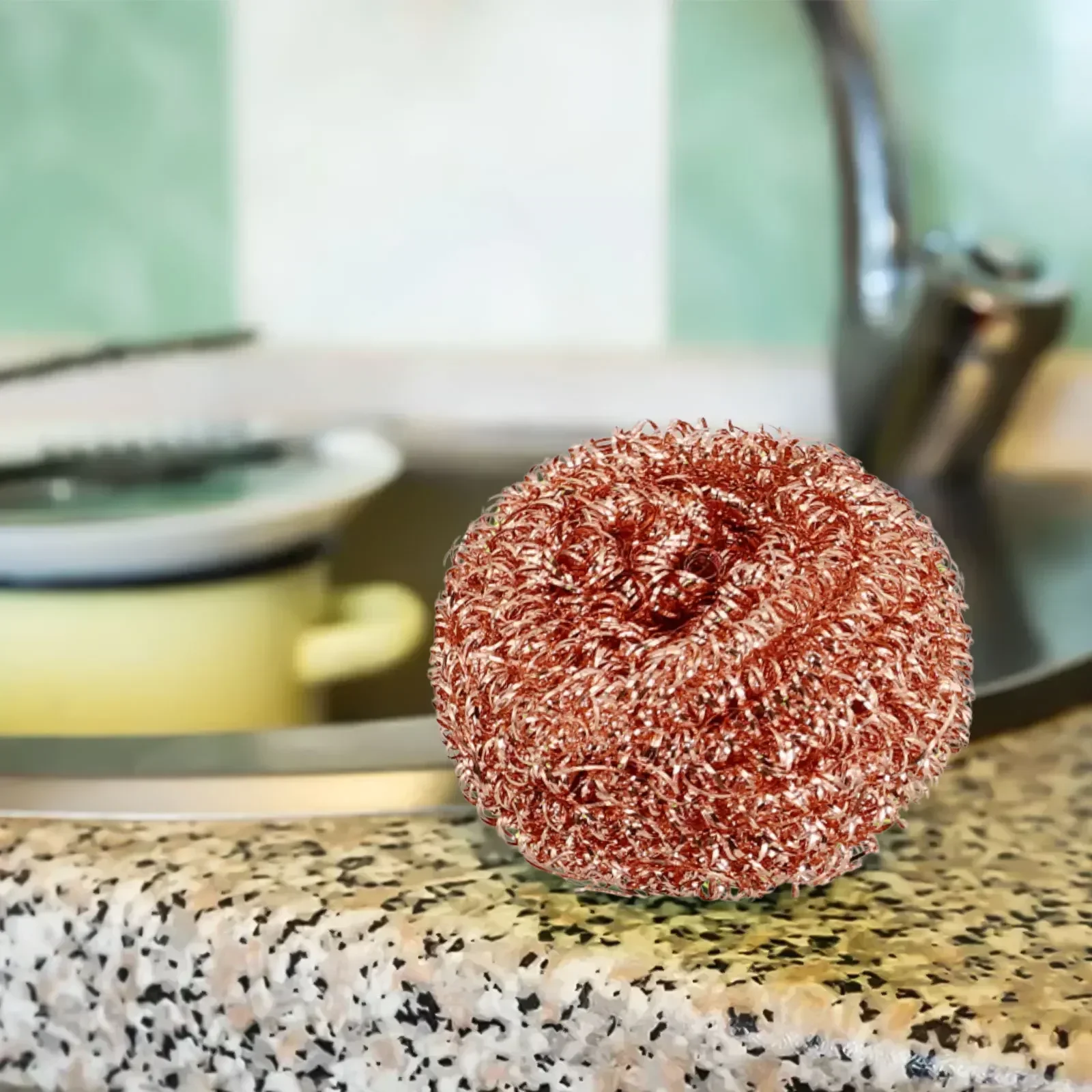 Heavy Duty Nozzle Cleaner, 3x Copper Metal Wire Sponge Ball, Removes Slag, Perfect For Tough Cleaning Jobs, Easy Rinse & Drain