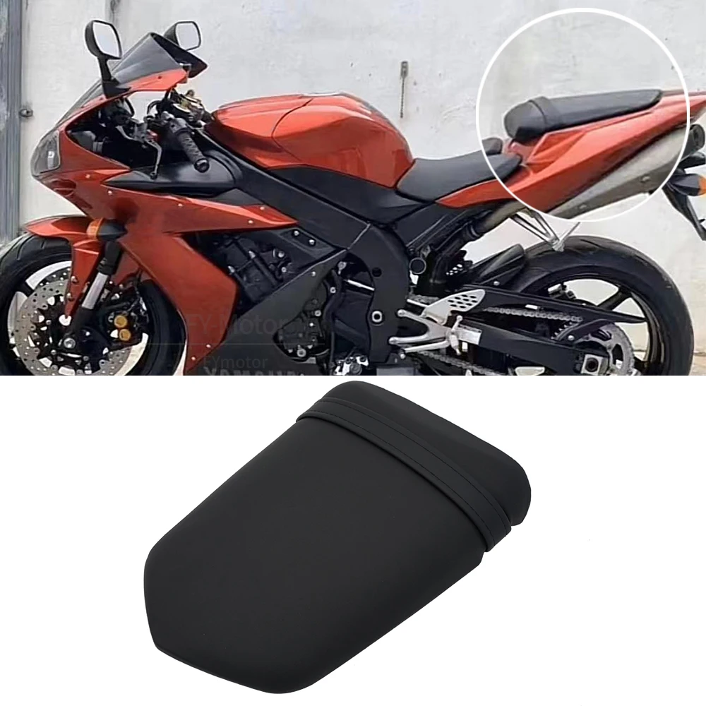 

Motorcycle Rear Passenger Pillion Cushion Seat Pad Cover Fit For Yamaha YZF R1 2004 2005 2006 YZFR1 04 05 06 YZF-R1