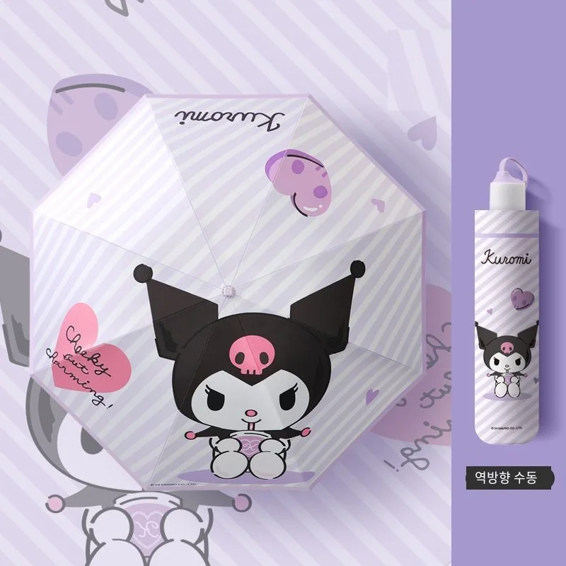 

Sanrio зонтик для девочек «Hello Kitty», милый зонтик от солнца, модный уличный солнцезащитный новый стиль, портативный, горячая распродажа, подарок на день рождения