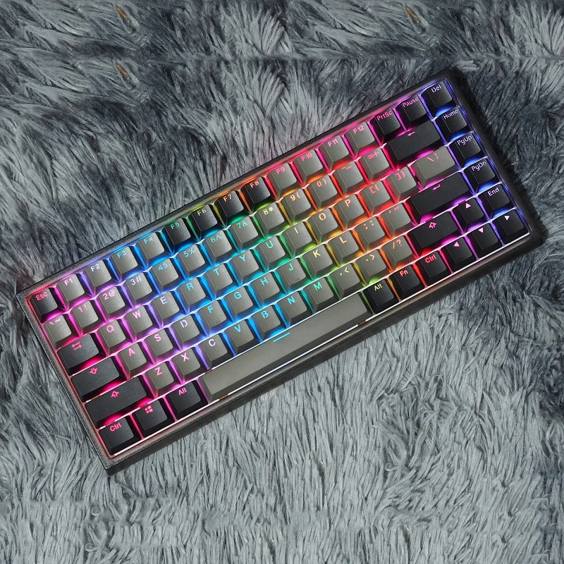 

TTC golded pink silver Switch Keycool MIni 84 Bluetooth RGB Hotswap keyboard Gaming Mac keyboards