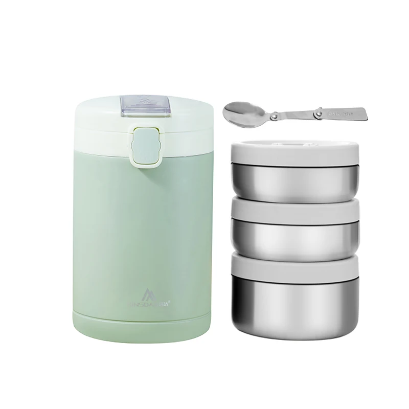 

Portability Lunchbox Durable Edelstahl 1500ML Bento Top Selling Double Layer Stainless Steel Vacuum Insulated Food Bottle